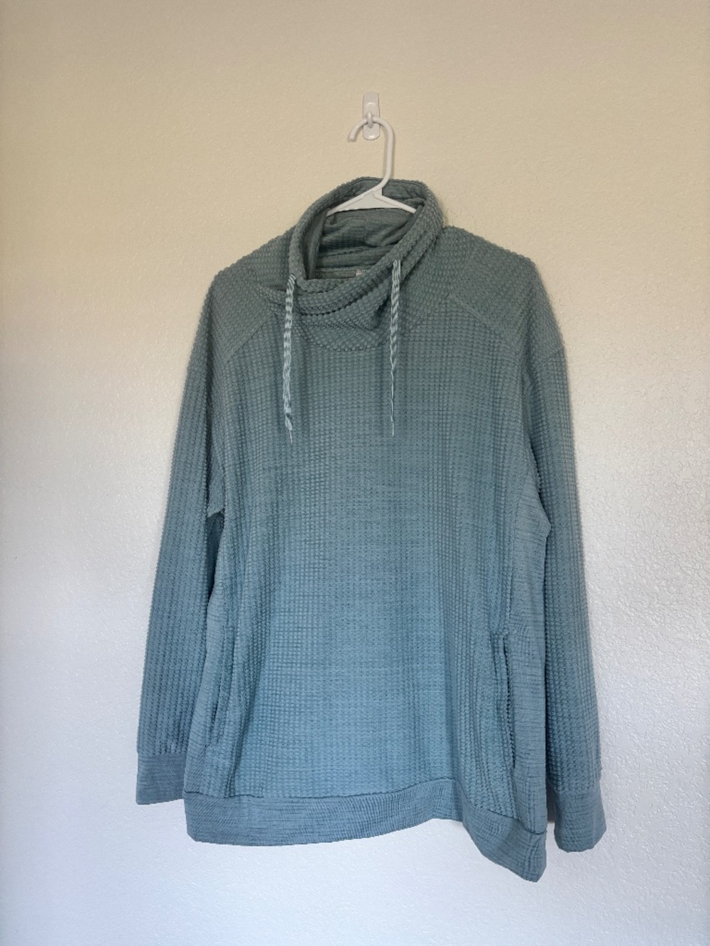 Columbia Sportswear Women's Waffle Knit Cowl Neck Pullover Sweatshirt